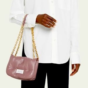 New Maison Margiela Glam Slam Mini Flap Leather Shoulder Bag Orig. $1525